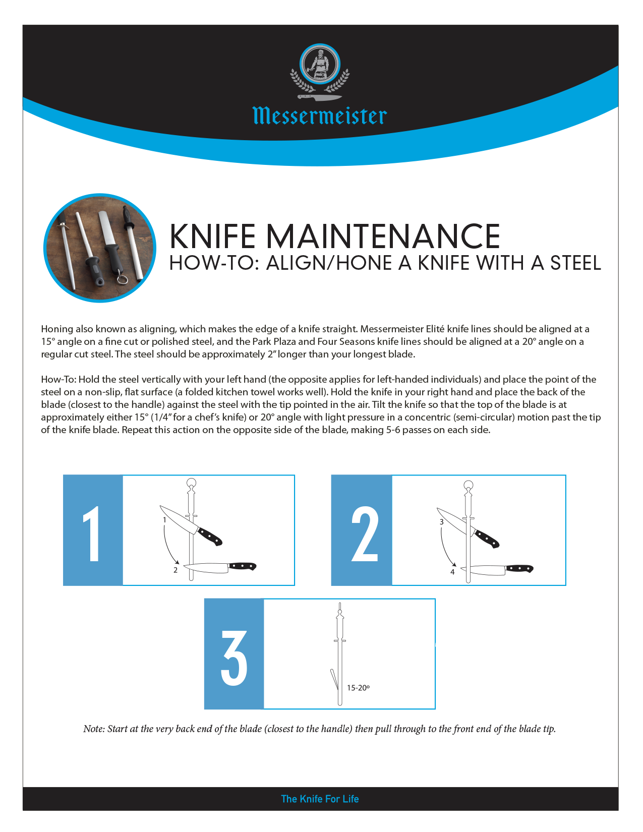 DE - MM - Knife Maintenance - Knife Care